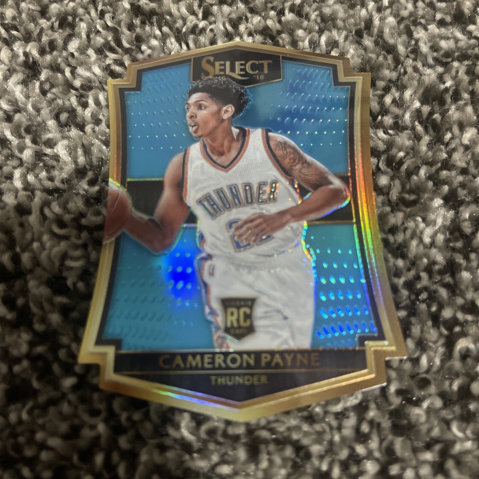 New Listing2015-16 Panini Select Cameron Payne Premier Level Die Cut Blue /199 RC Suns #102
