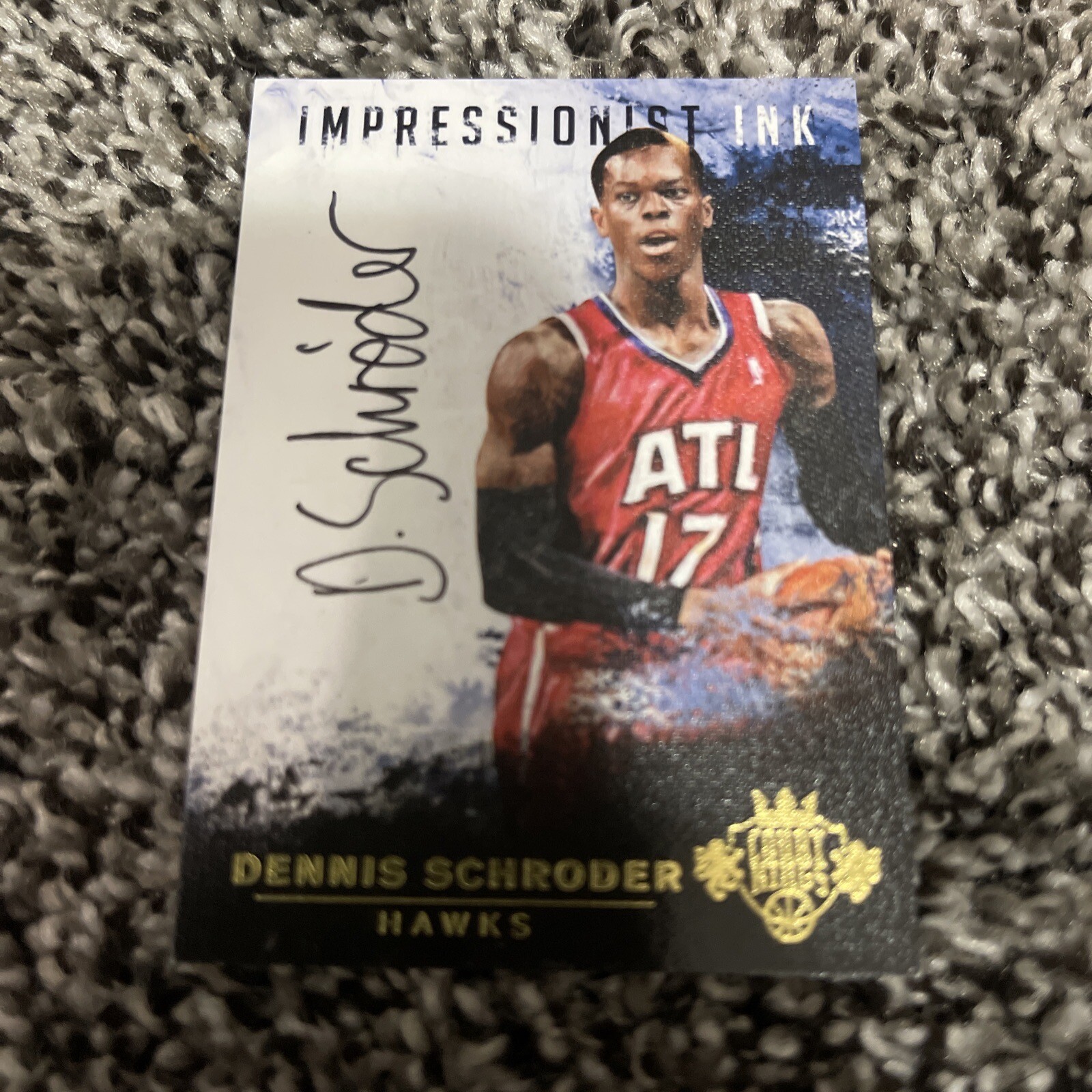 2014-2015 Panini Court Kings IMPRESSIONIST INK AUTO DENNIS SCHRODER 2/99