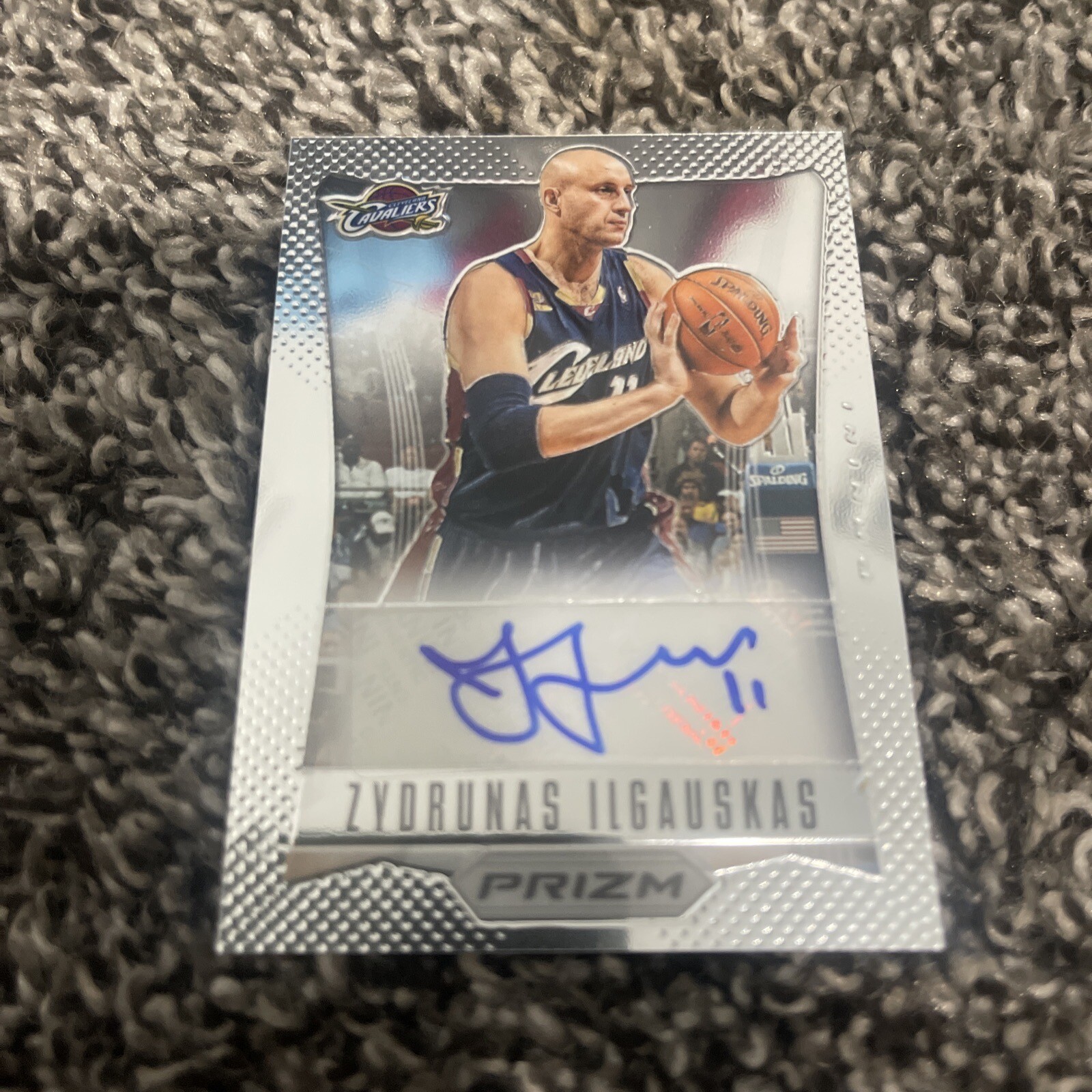 2012-13 Panini Prizm Auto Zydrunas Ilgauskas #45 Auto