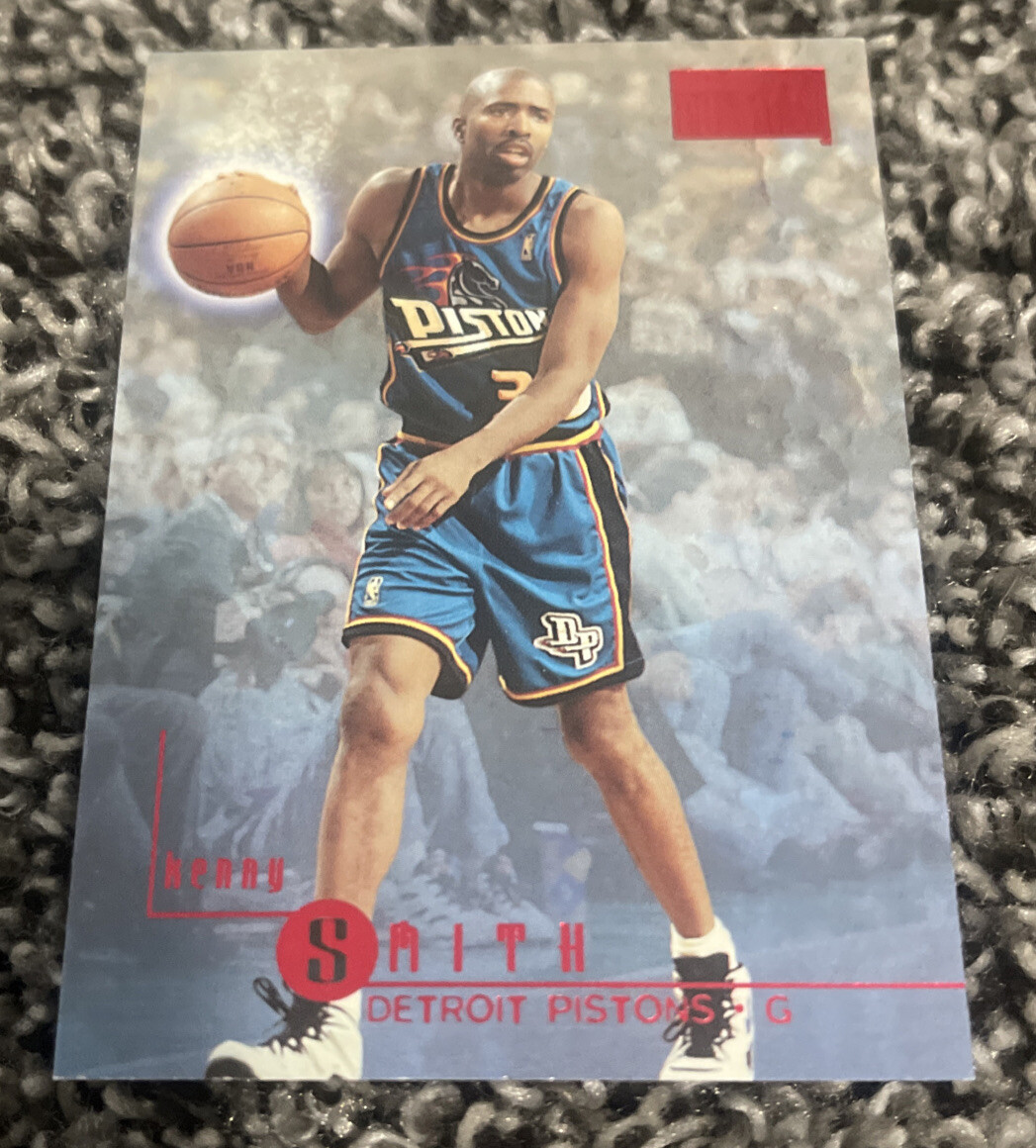 Kenny Smith 1996-97 Skybox Premium Star Rubies Parallel #153 Detroit Pistons