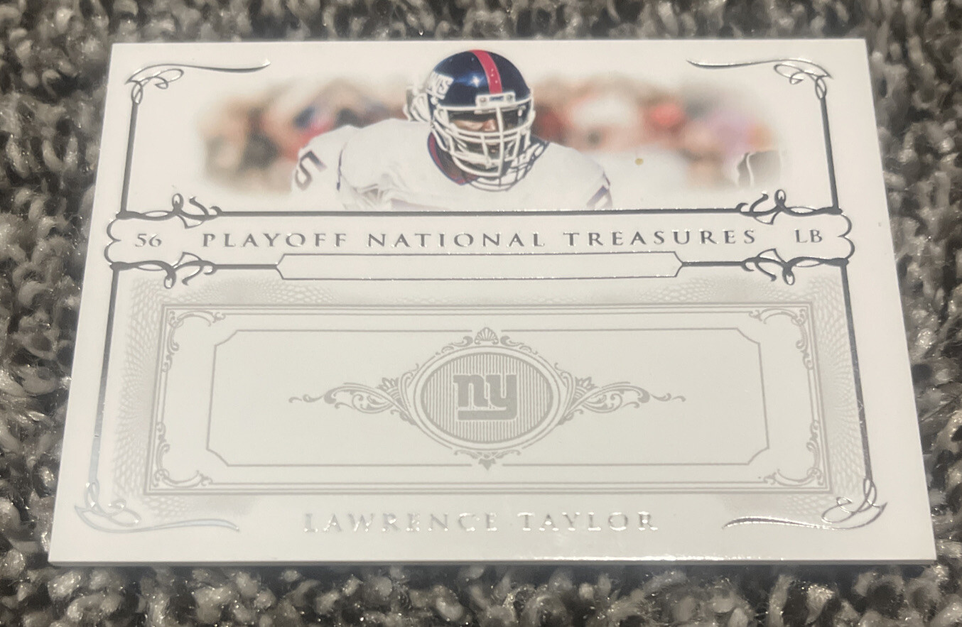 2007 Playoff National Treasures /100 Lawrence Taylor #61 HOF
