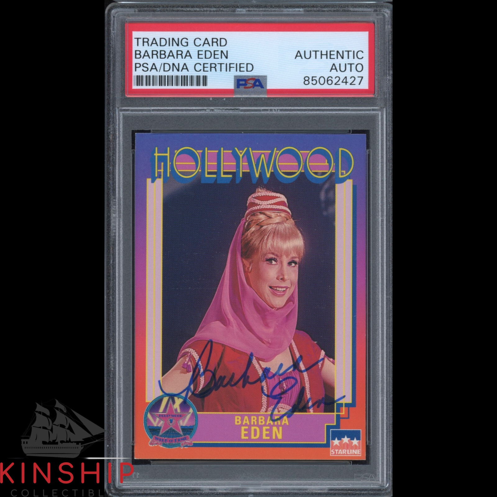 New ListingBarbara Eden signed Hollywood Trading Card PSA DNA Slabbed Rare Auto C2144
