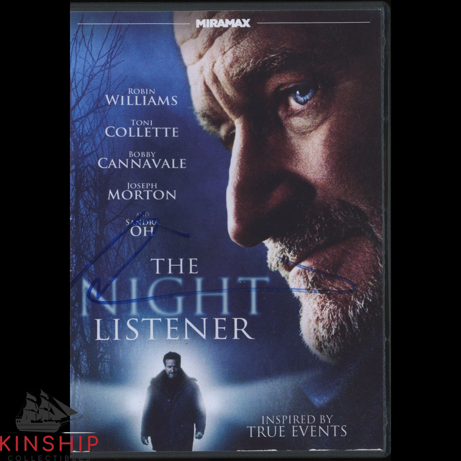 New ListingRobin Williams signed The Night Listener DVD Cover JSA COA Actor Auto Z1467