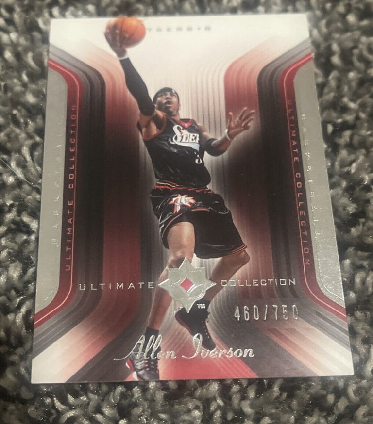 2004-05 ULTIMATE COLLECTION /750 ALLEN IVERSON #81 HOF COLLECTIBLE MEMORABILIA