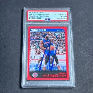 2014-15 NBA Hoops #97 Andre Drummond Signed Card AUTO PSA Slabbed Pistons
Opens in a new window or tab