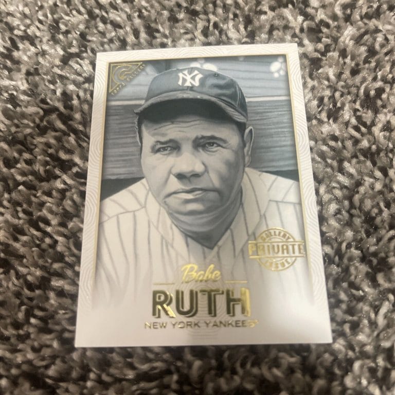 2018 TOPPS GALLERY PRIVATE ISSUE /250 BABE RUTH #150 HOF COLLECTIBLE MEMORABILIA