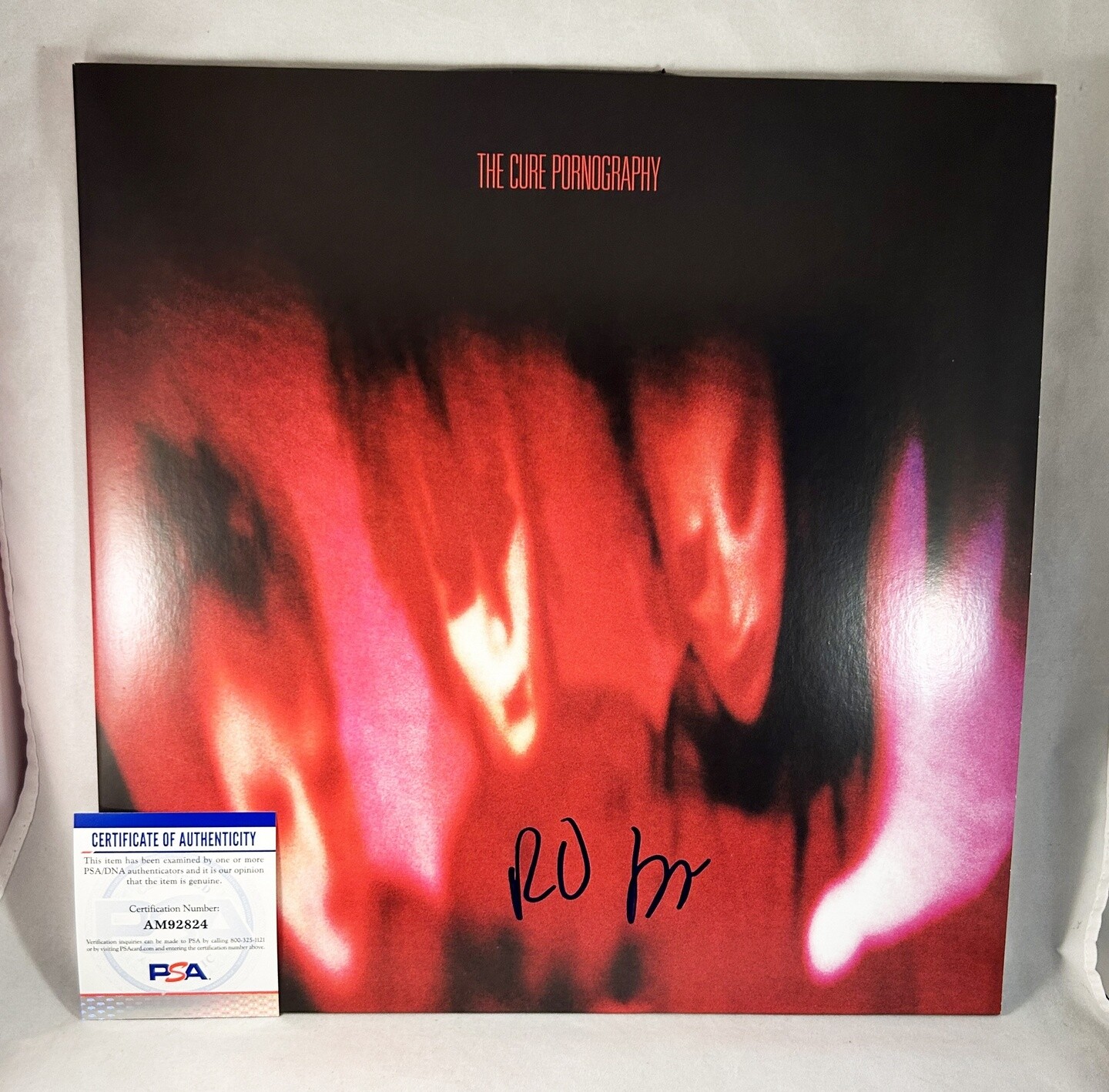 Robert Smith Signed Vinyl LP Album The Cure PSA/DNA 4 COA
