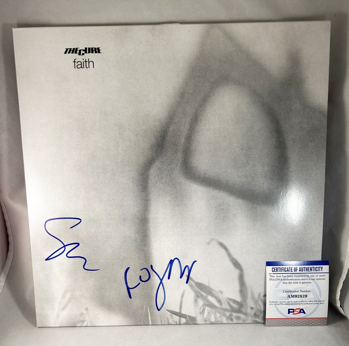 Robert Smith and Simon Gallup Signed Vinyl LP Album The Cure PSA/DNA 2 COA
