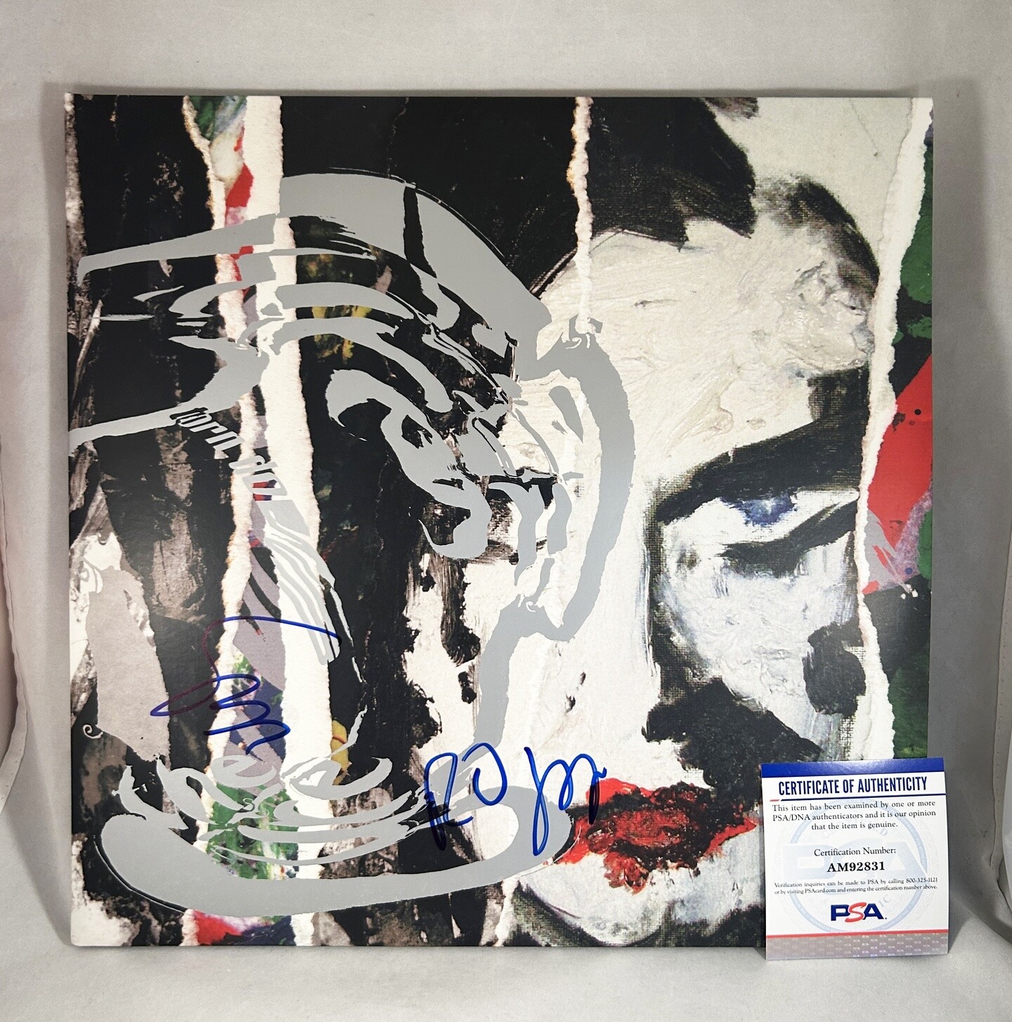 Robert Smith and Simon Gallup Signed Vinyl LP Album The Cure PSA/DNA COA
