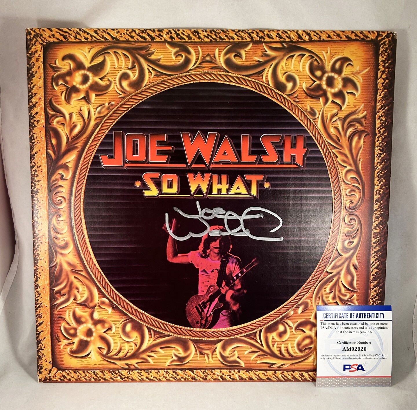 Joe Walsh Signed Vinyl LP Album PSA/DNA 4 COA
