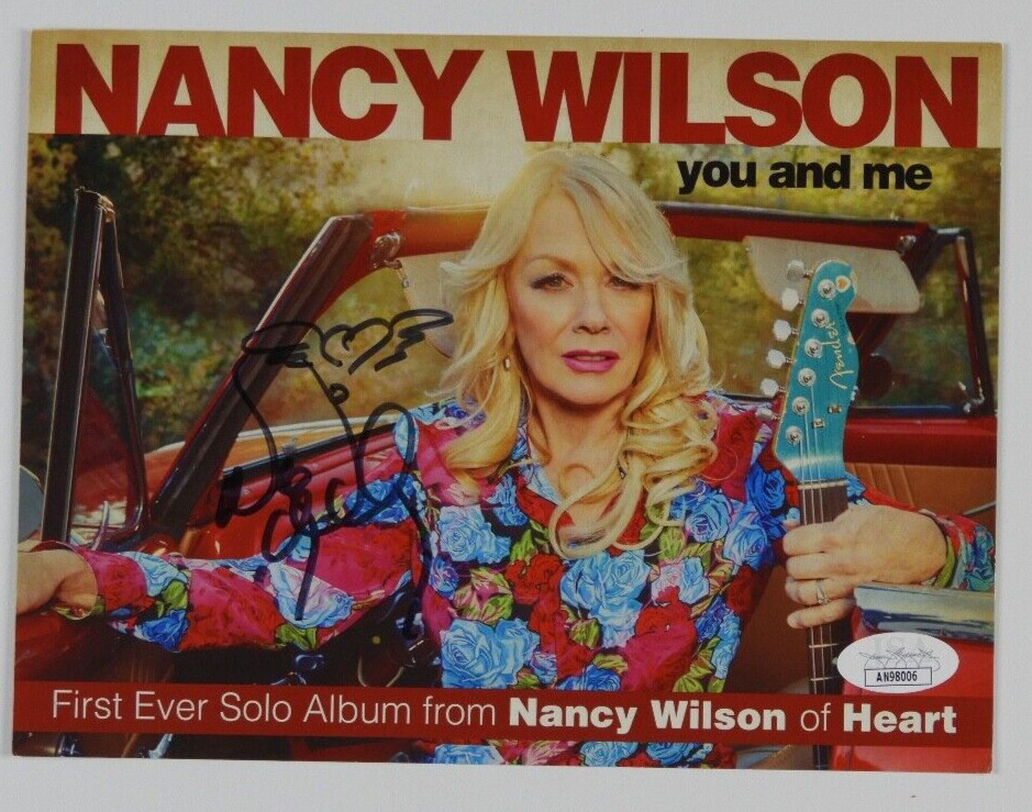 Nancy Wilson Heart JSA Signed Autograph CD Card You and Me CD