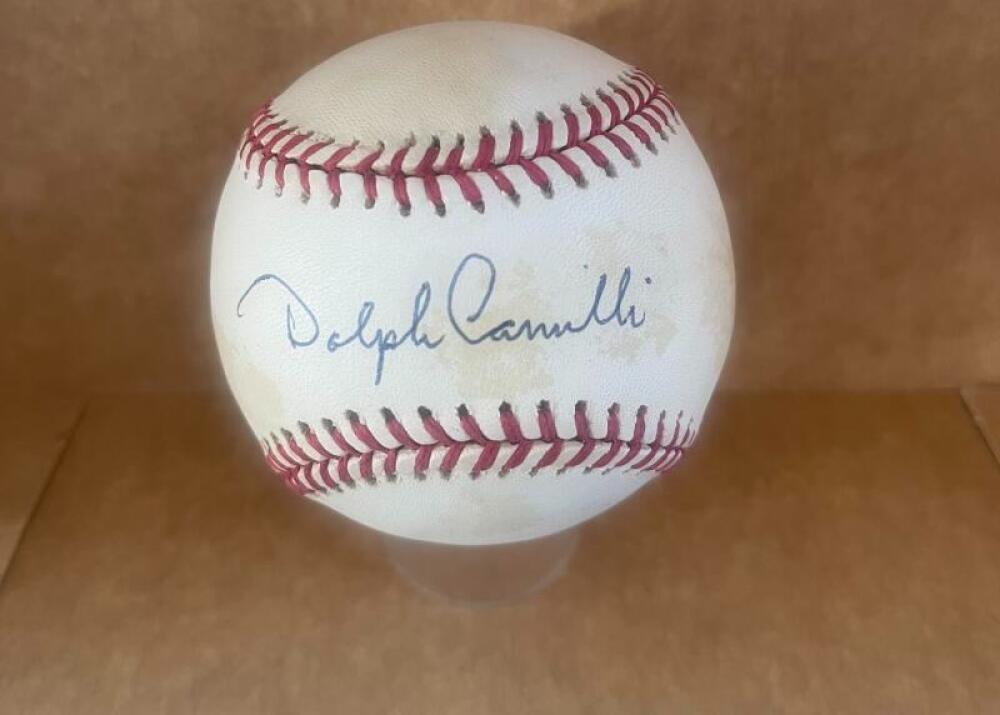 DOLPH CAMMILLI DODGERS SIGNED AUTOGRAPHED N.L. BASEBALL BECKETT AUTH
