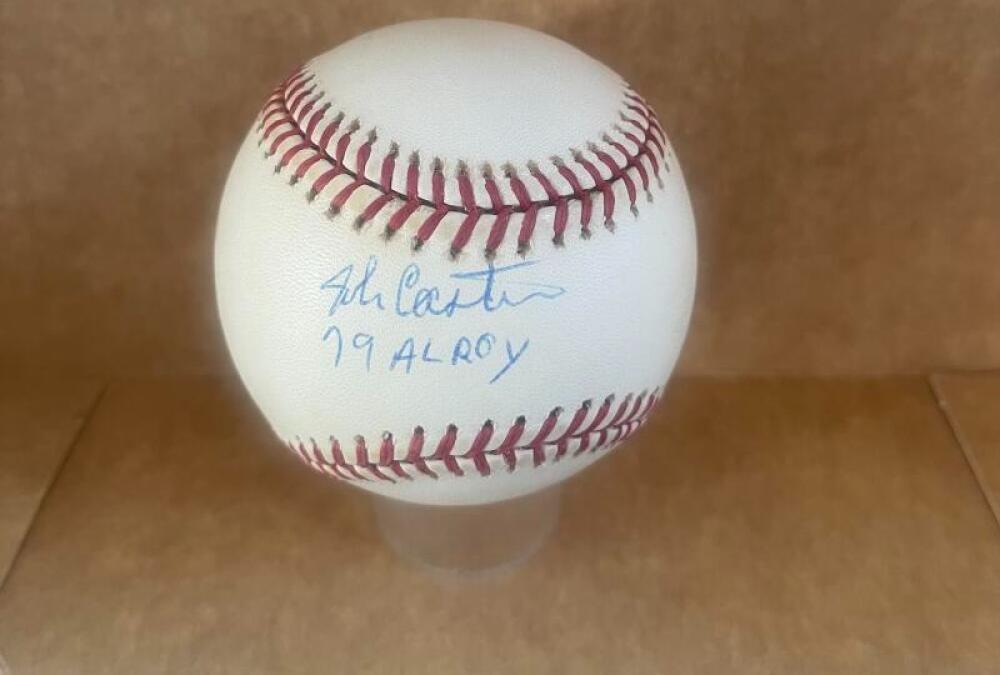 JOHN CASTINO TWINS 79 A.L. ROY SIGNED ON A.L. BASEBALL BECKETT AUTH
