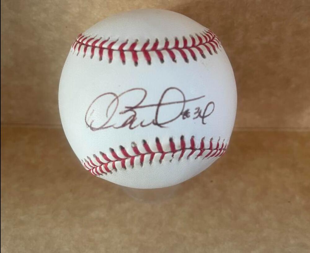 DAVE STEWART BLUE JAYS/DODGERS SIGNED AUTOGRAPHED A.L. BASEBALL BECKETT AUTH
