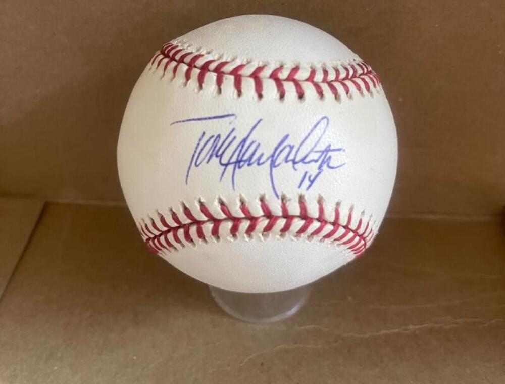 TODD HOLLANDSWORTH DODGERS.CUBS SIGNED AUTO M.L. BASEBALL BECKETT AUTH
