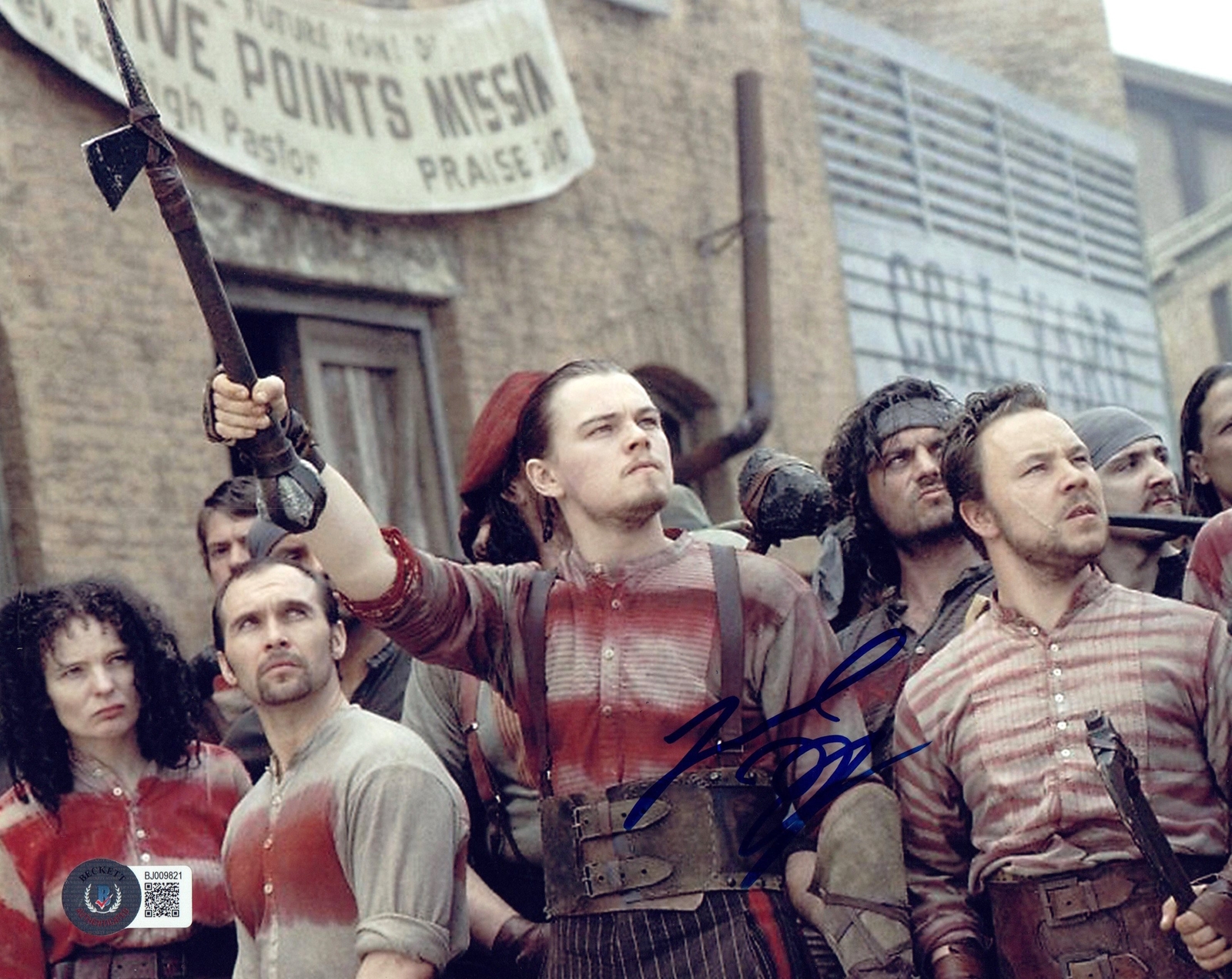 Leonardo DiCaprio Signed Autograph 8x10 Photo Gangs of New York Beckett COA
