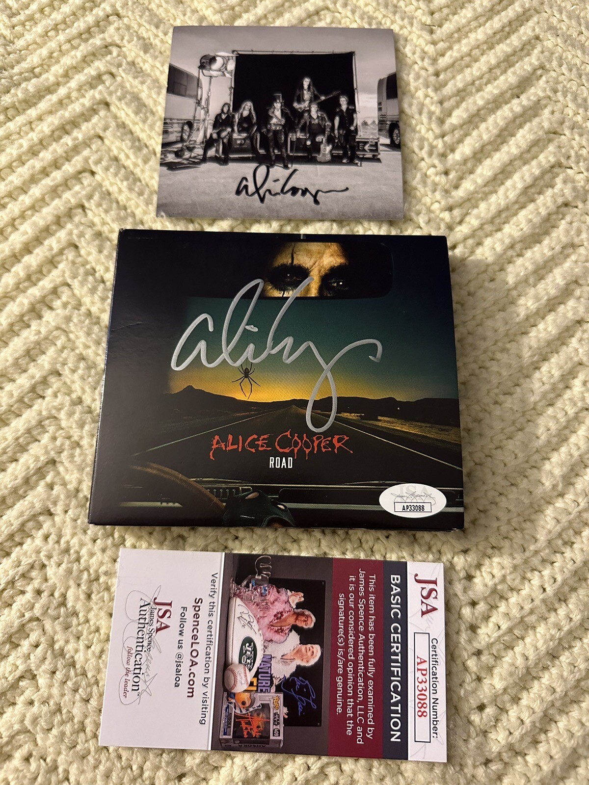 Alice Cooper Signed Fear CD Autographed 2023 JSA Authenticated COA + Insert
