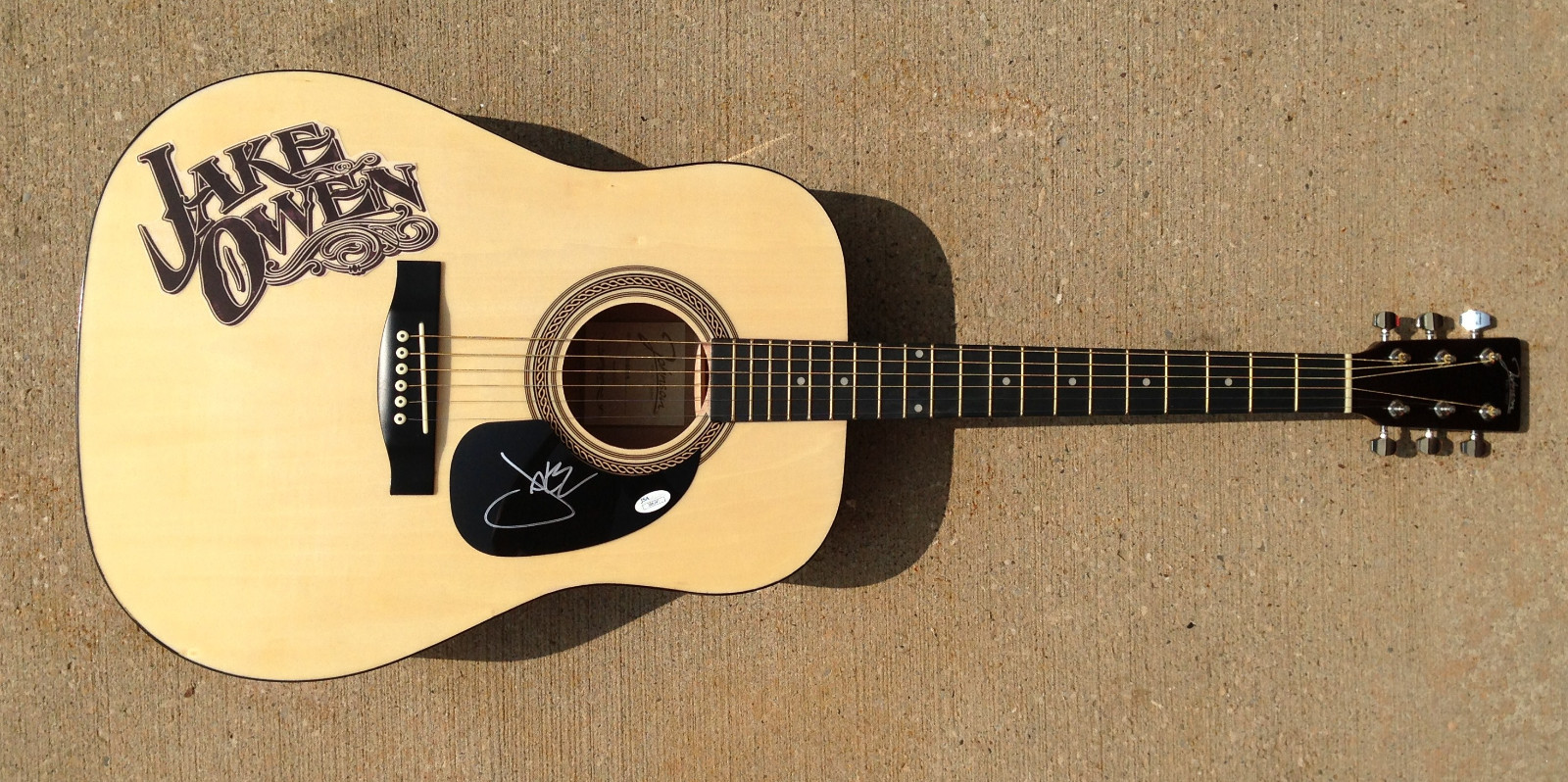JSA Anywhere With You JAKE OWEN Signed Autographed Acoustic Guitar COUNTRY STAR
