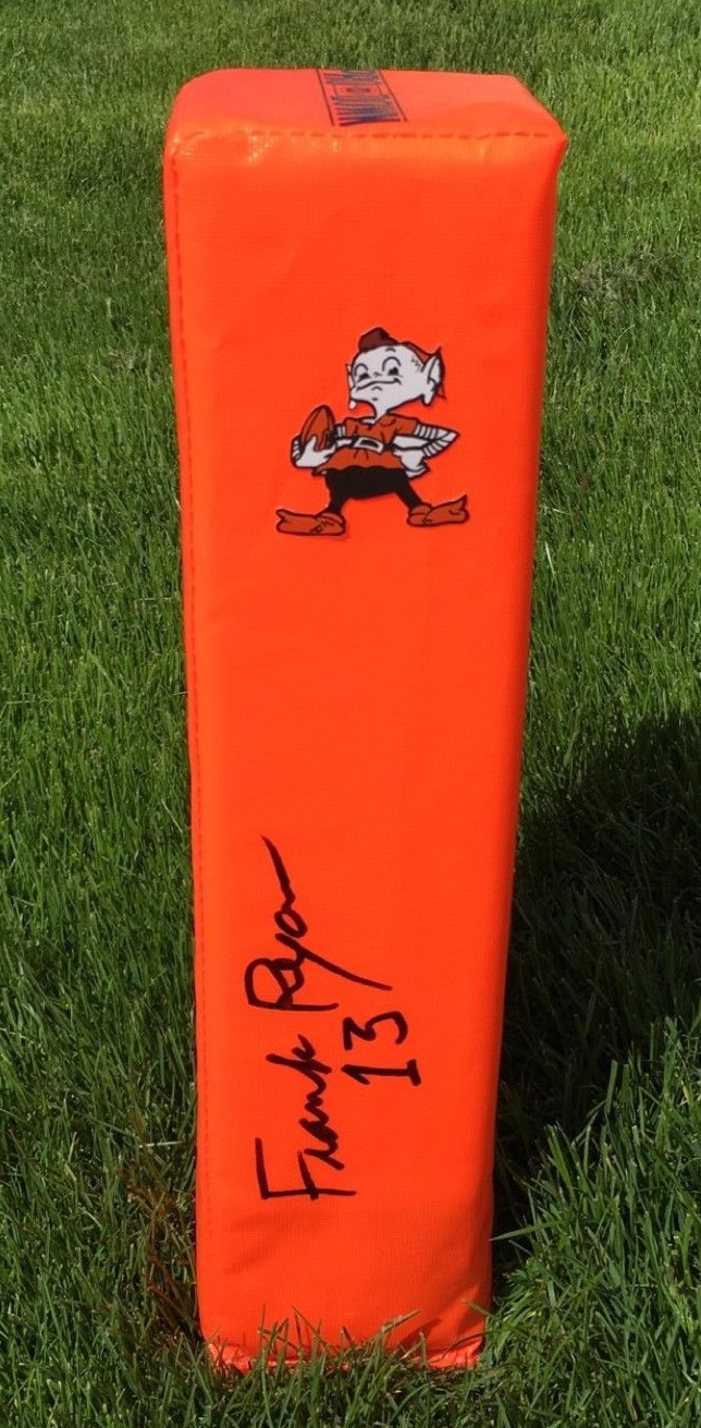 Cleveland Browns #13 FRANK RYAN Signed Autographed Football Pylon COA! 64 CHAMPS
