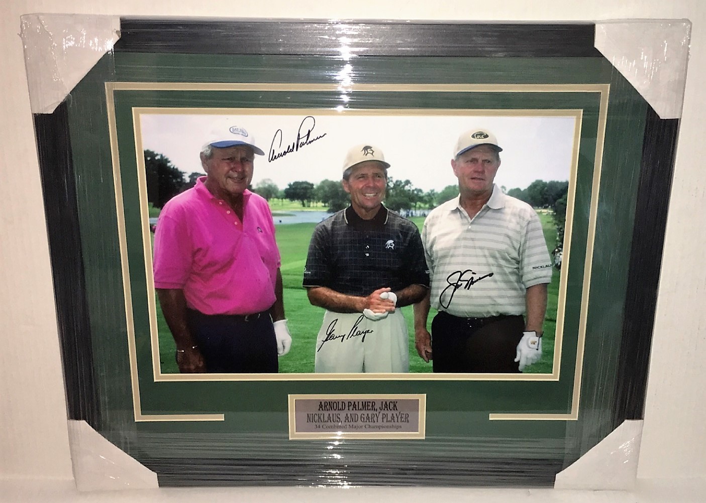 PSA/DNA Masters ARNOLD PALMER JACK NICKLAUS GARY PLAYER Signed Autographed Photo