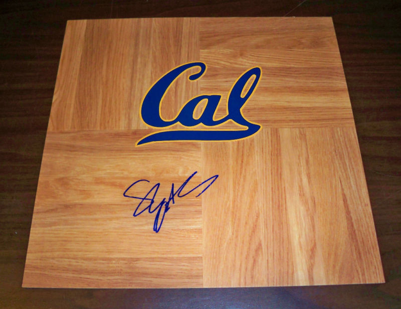 Cal SHARIF ABDUL RAHIM Signed Basketball Floor COA!
