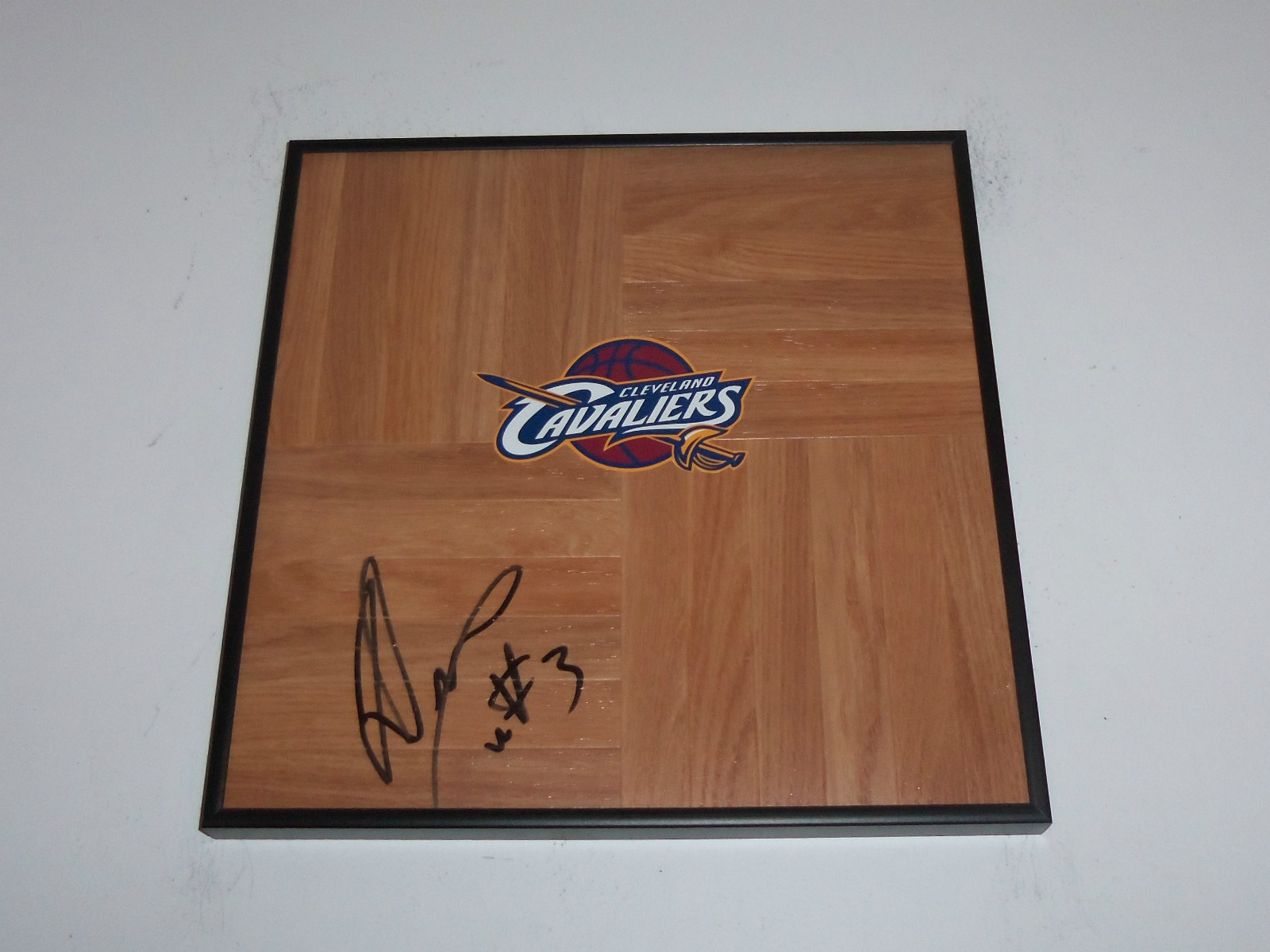 Cleveland Cavaliers DION WAITERS Signed Autographed FRAMED Basketball Floor COA
