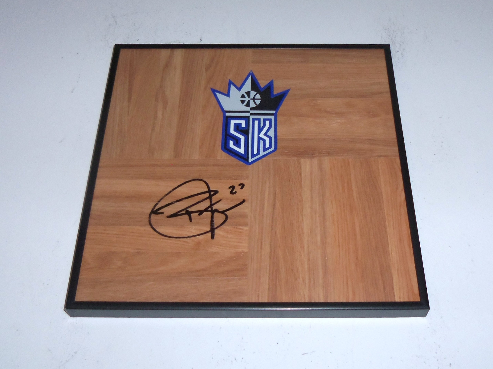 Sacramento Kings BEN MCLEMORE Signed Autographed Basketball Floor COA! PROOF
