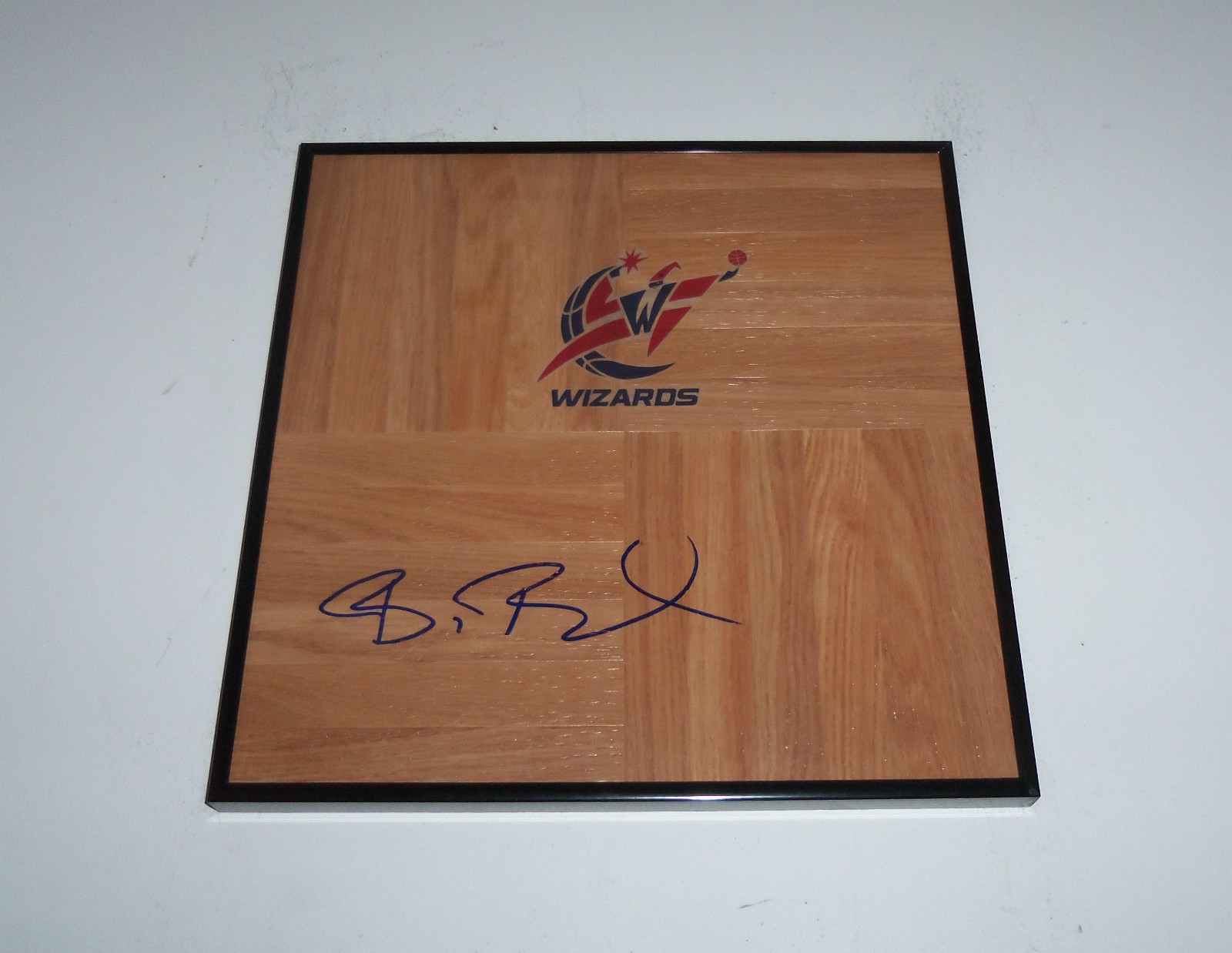 Washington Wizards BRADLEY BEAL Signed Autographed FRAMED Basketball Floor PROOF
