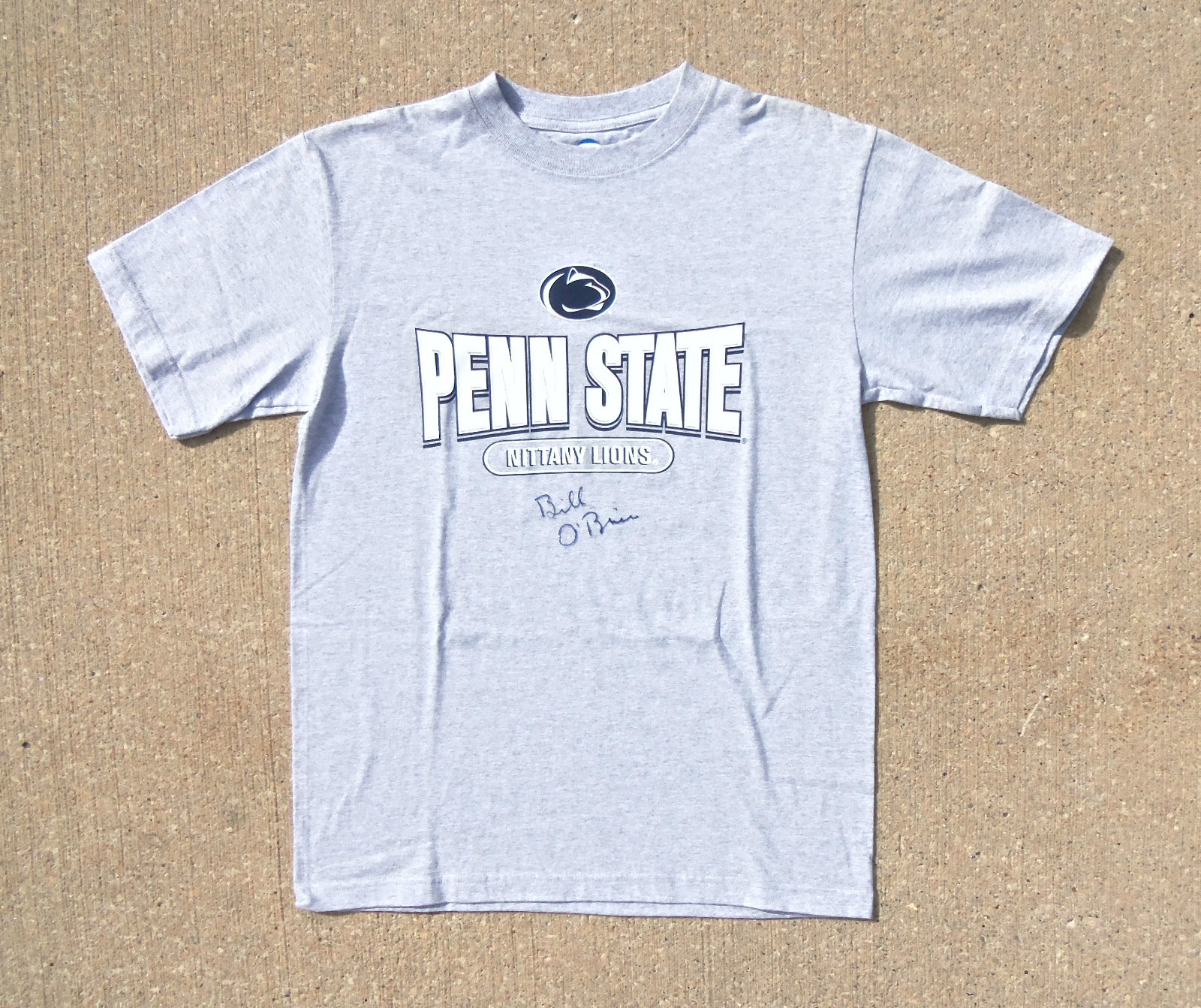 JSA Penn State BILL O BRIEN Signed Autographed Football Shirt! WE ARE PSU!
