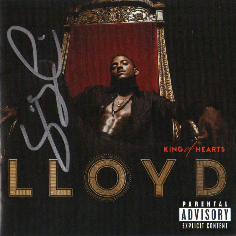 King of Hearts LLOYD Signed Auto CD Album COA PROOF

