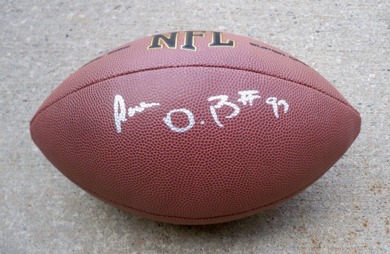 Clemson DA'QUAN BOWERS Signed Auto NFL Football COA!
