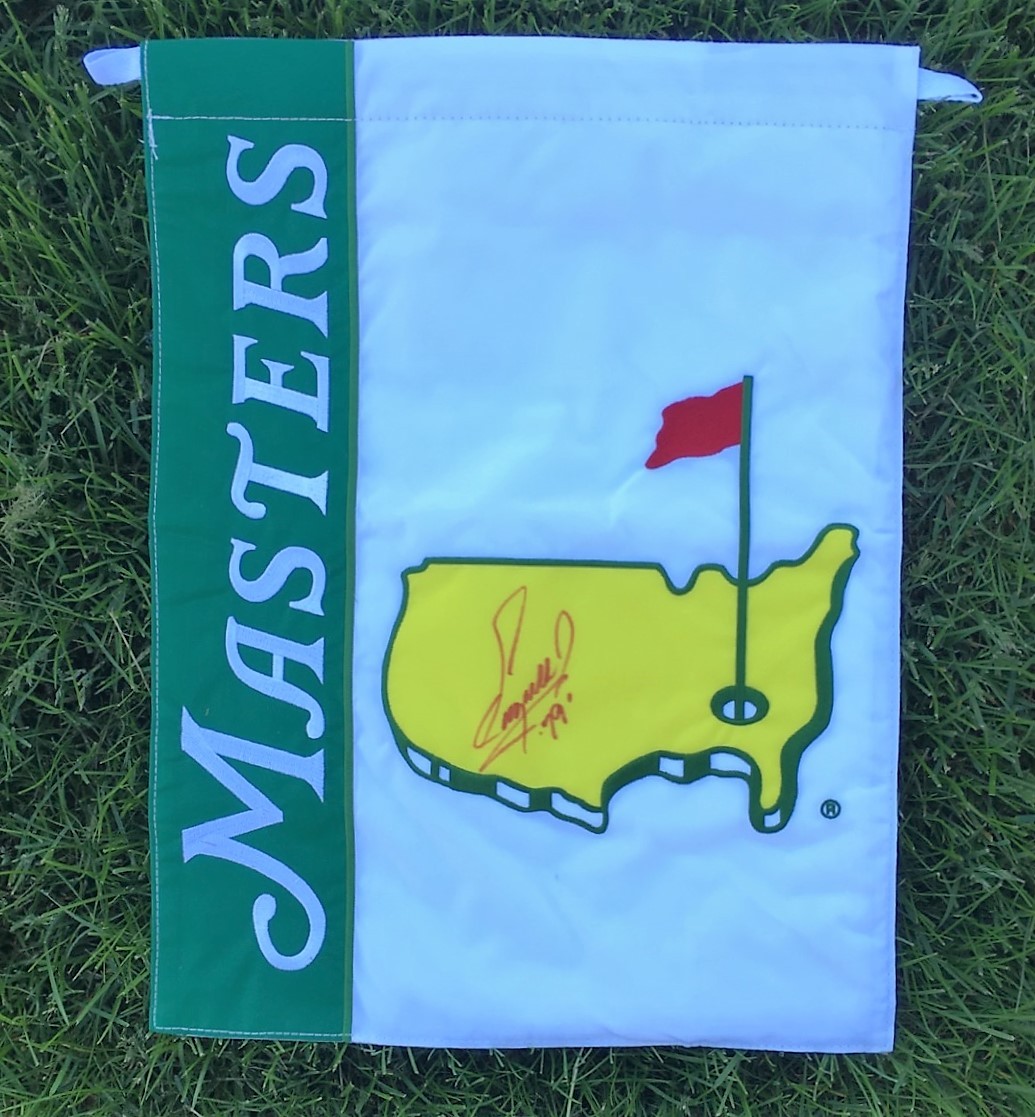 1979 Masters Champion FUZZY ZOELLER Signed Autographed UN-DATED Garden Flag COA
