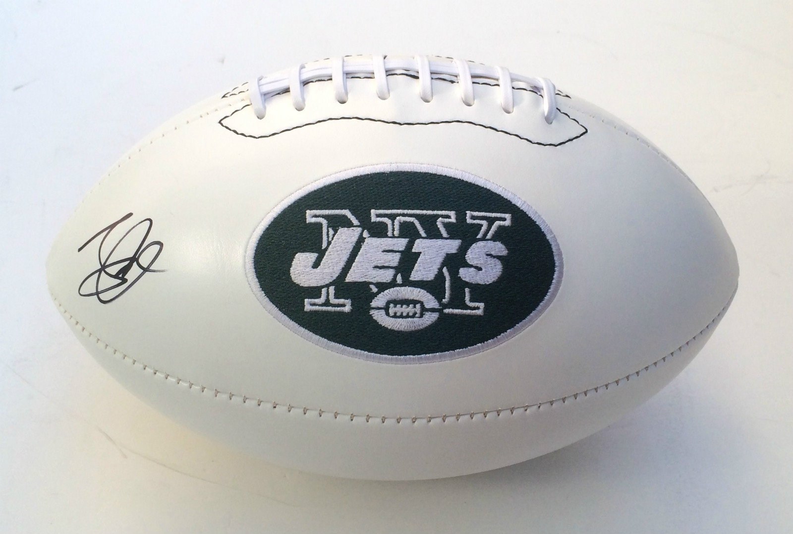 New York Jets #88 JACE AMARO Signed Autographed Logo Football COA! PROOF
