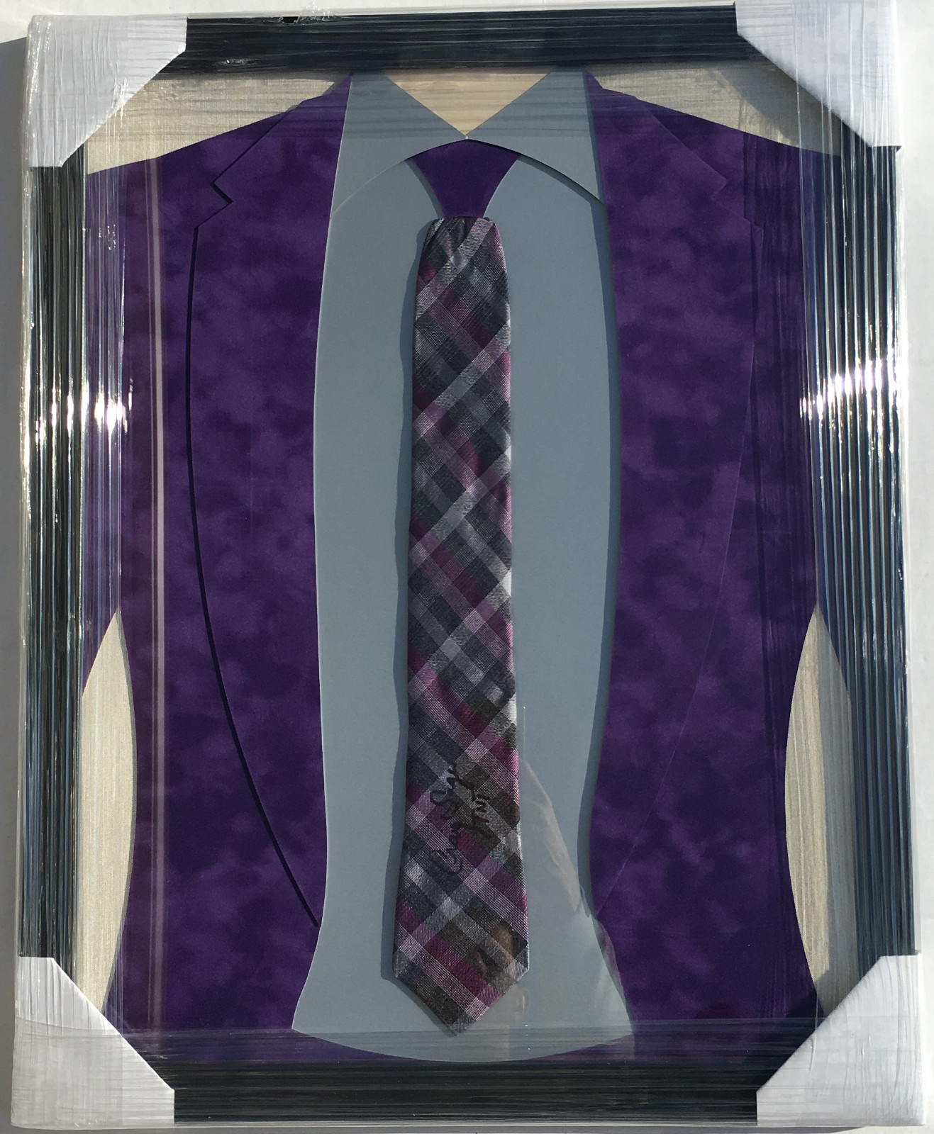 PSA/DNA Reporter CRAIG SAGER Signed Autographed Custom FRAMED Tie #SAGERSTRONG
