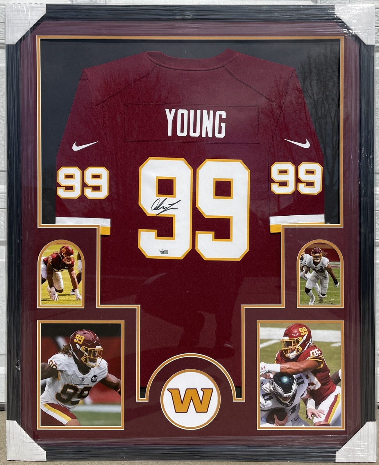 Washington Football Team CHASE YOUNG Signed Autographed Football Jersey FANATICS
