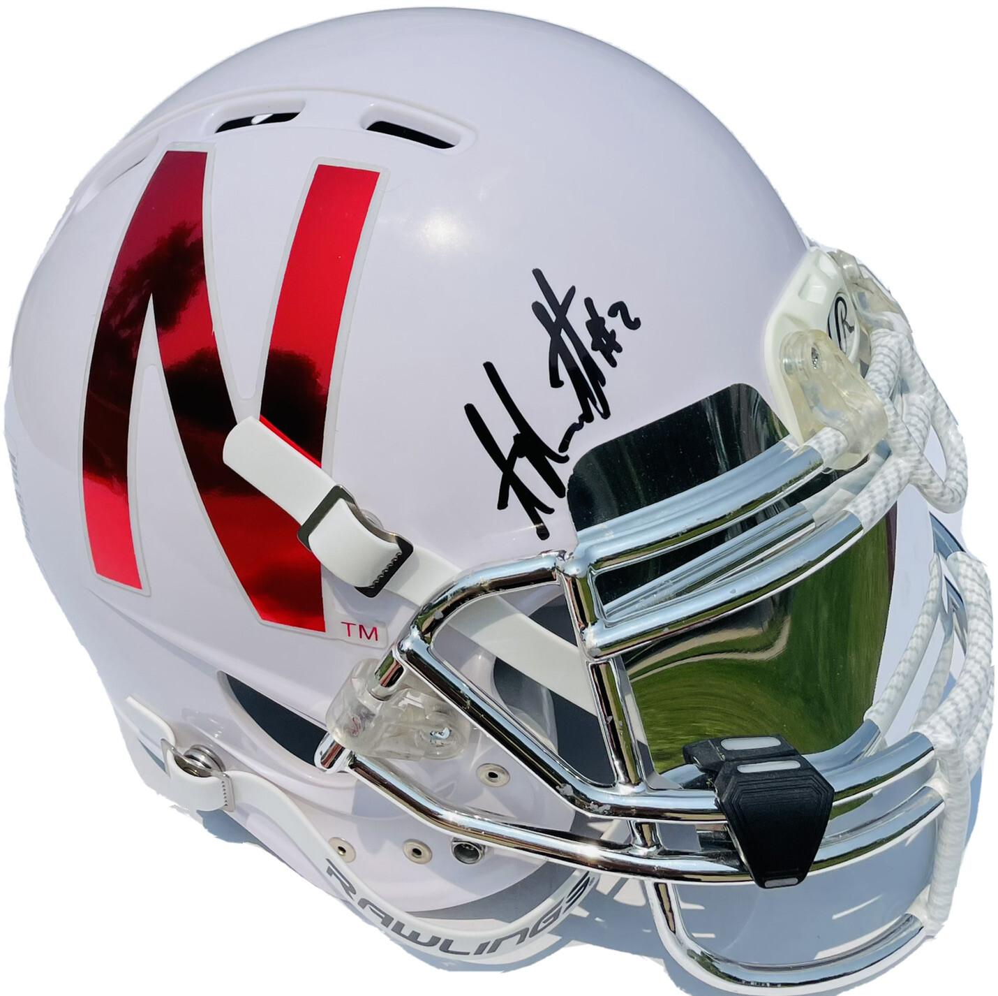 PSA/DNA Nebraska Cornhuskers ADRIAN MARTINEZ Signed Autographed Football Helmet

