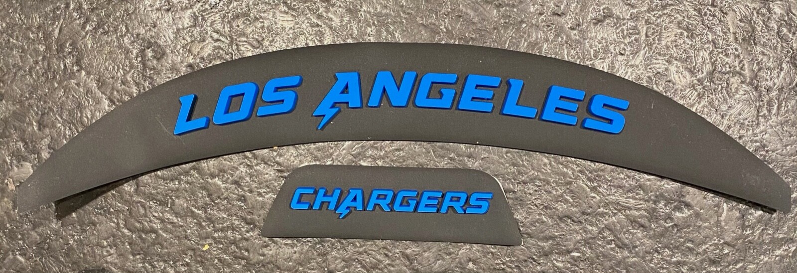 LA Chargers Front & Rear 3D Bumpers Riddell F/S Speed Flex Helmet JUSTIN HERBERT
