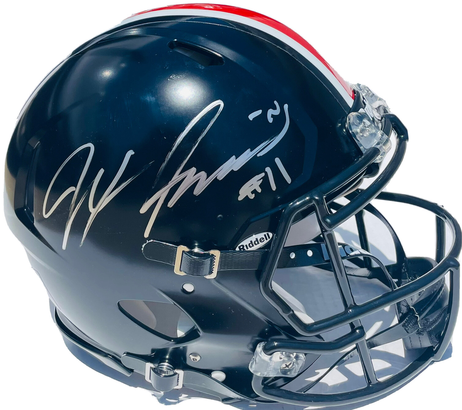 Ohio State #11 JAXON SMITH-NJIGBA Signed ECLIPSE Authentic F/S Helmet BAS COA
