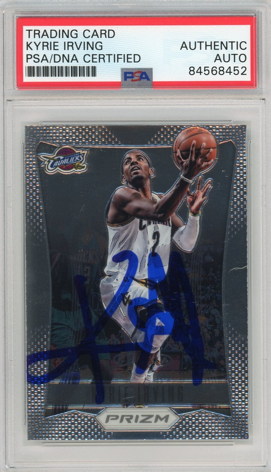 2012 Panini Prizm Kyrie Irving RC Rookie Signed Auto PSA/DNA Cleveland Cavaliers
