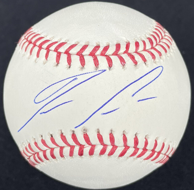 ATL Braves #13 RONALD ACUNA Signed Autographed OML Baseball PSA GRADED 9.5! AUTO
