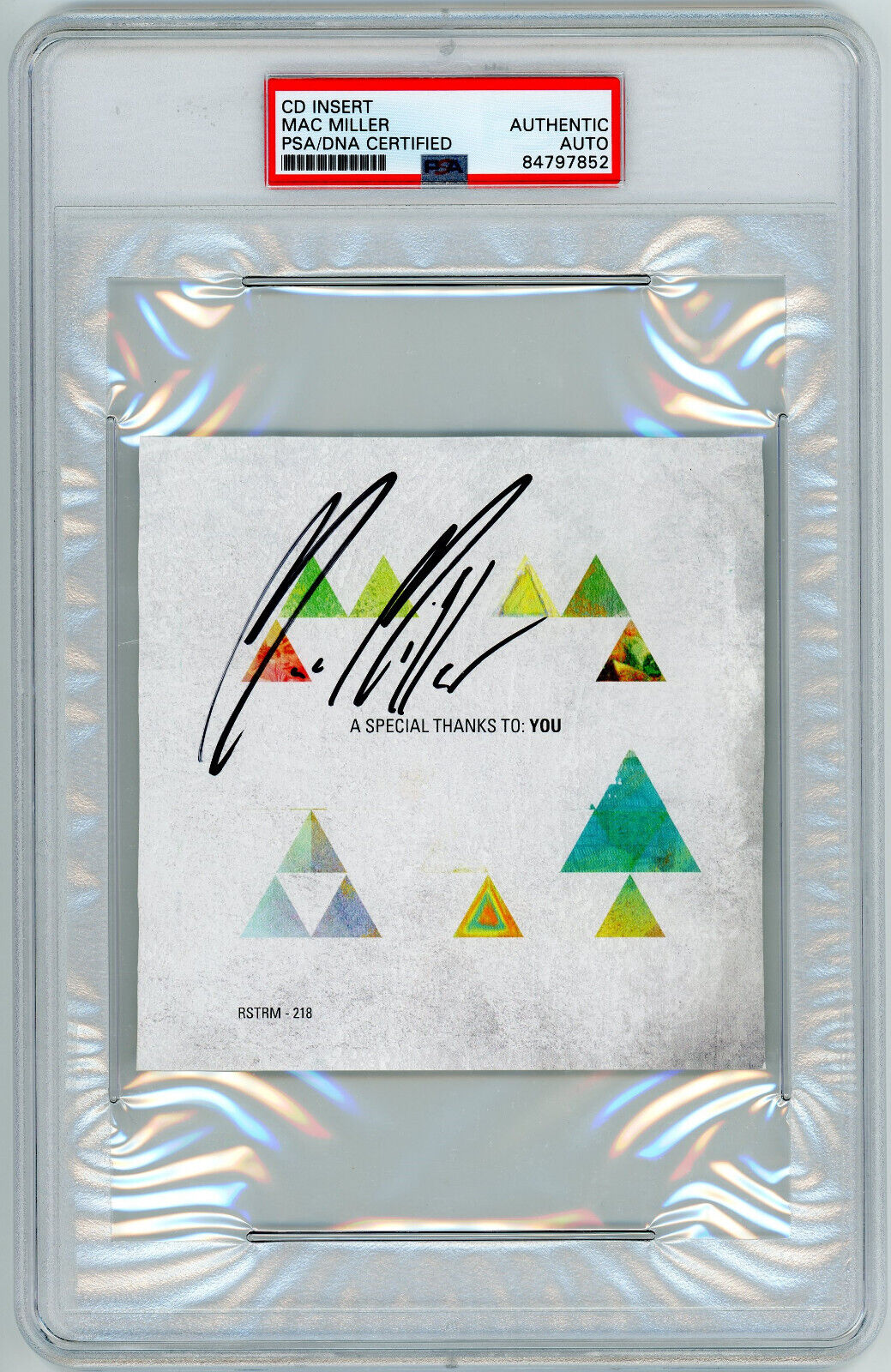 PSA/DNA Blue Slide Park Mac Miller Signed Autographed CD Booklet Insert Loud
