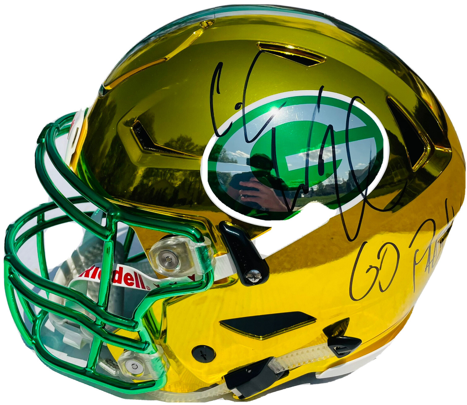 PSA/DNA Lil Wayne Signed Autographed Full Size Chrome Speed Flex Football Helmet

