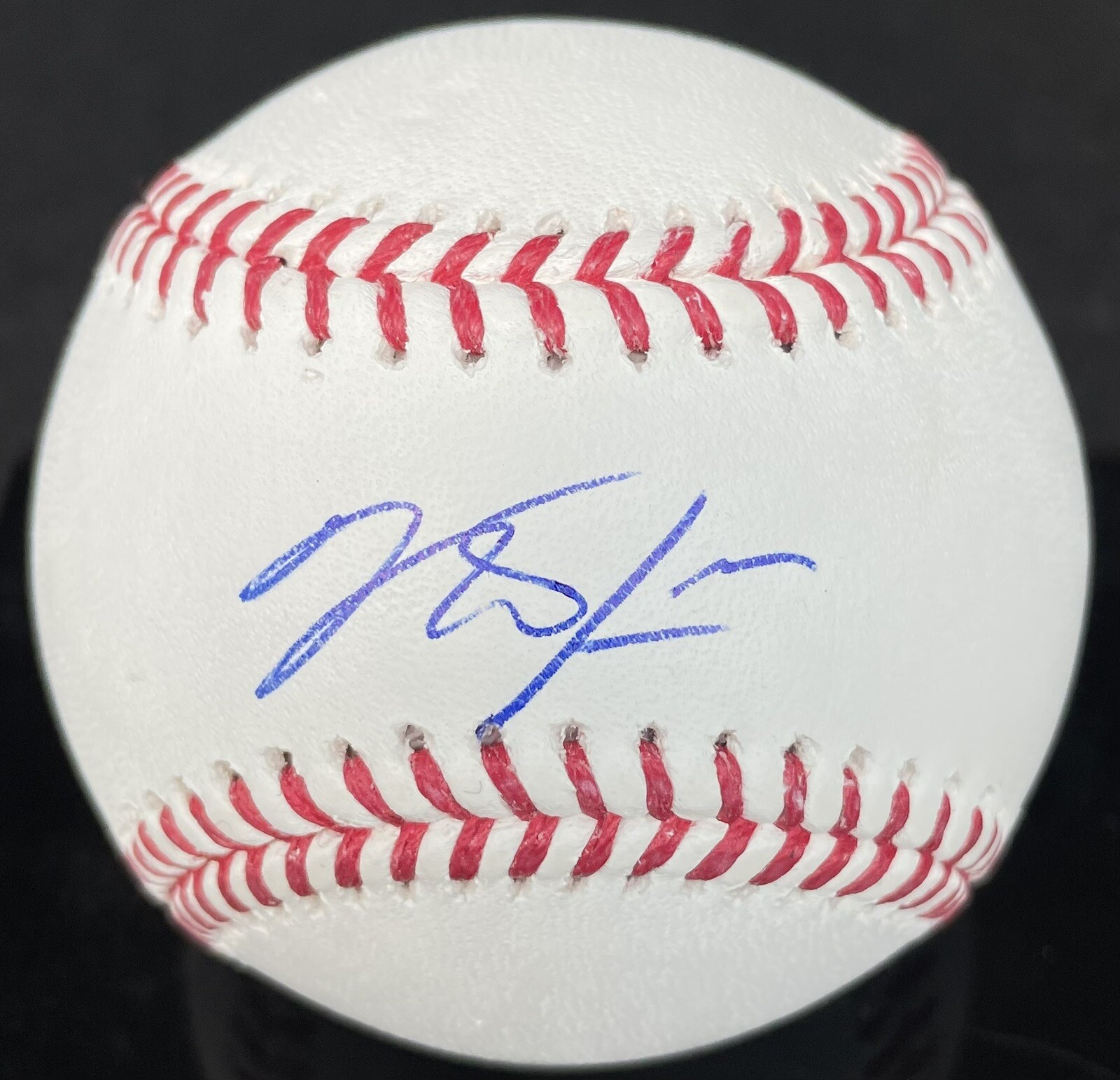 PSA/DNA Angels #27 MIKE TROUT Signed Autographed OML Baseball 3x MVP! AUTO
