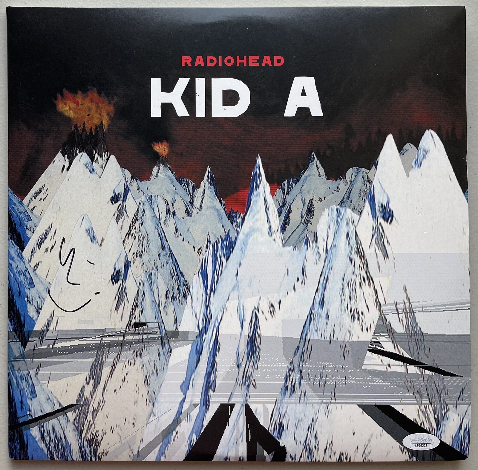 Colin Greenwood Signed Autographed Radiohead Kid A Vinyl Record JSA

