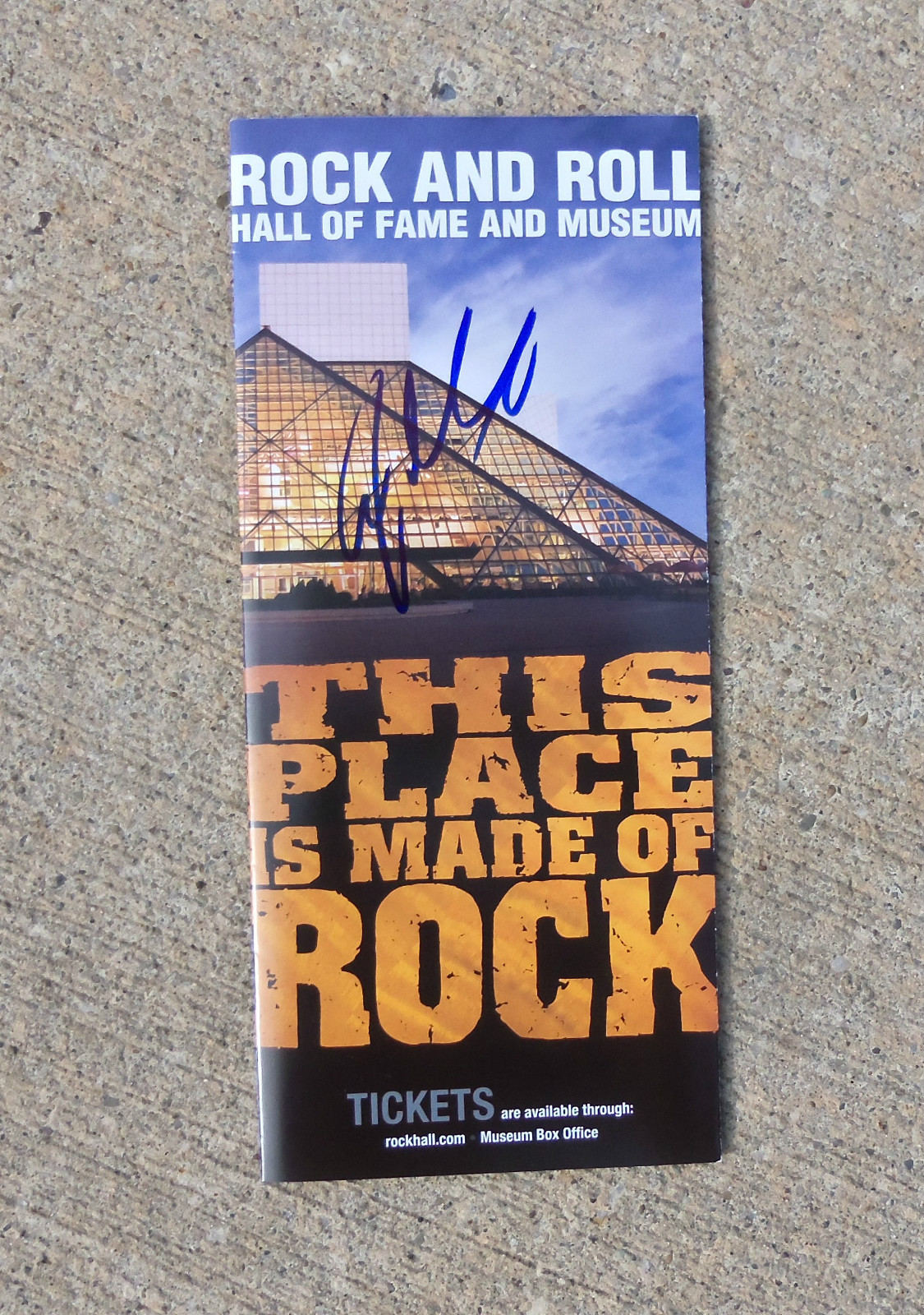 Guns N Roses STEVEN ADLER Signed Autographed Rock N Roll HOF Program COA! PROOF
