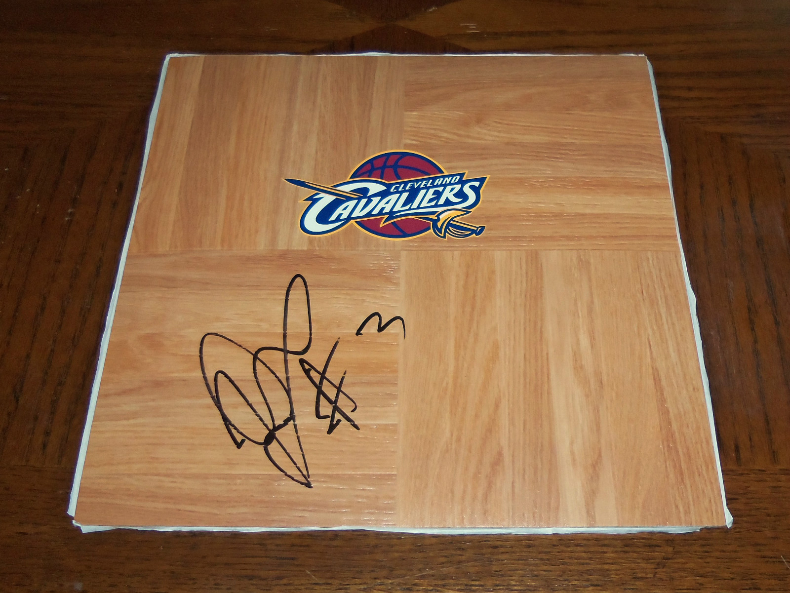 Cleveland Cavaliers DION WAITERS Signed Autographed Basketball Floor COA! PROOF
