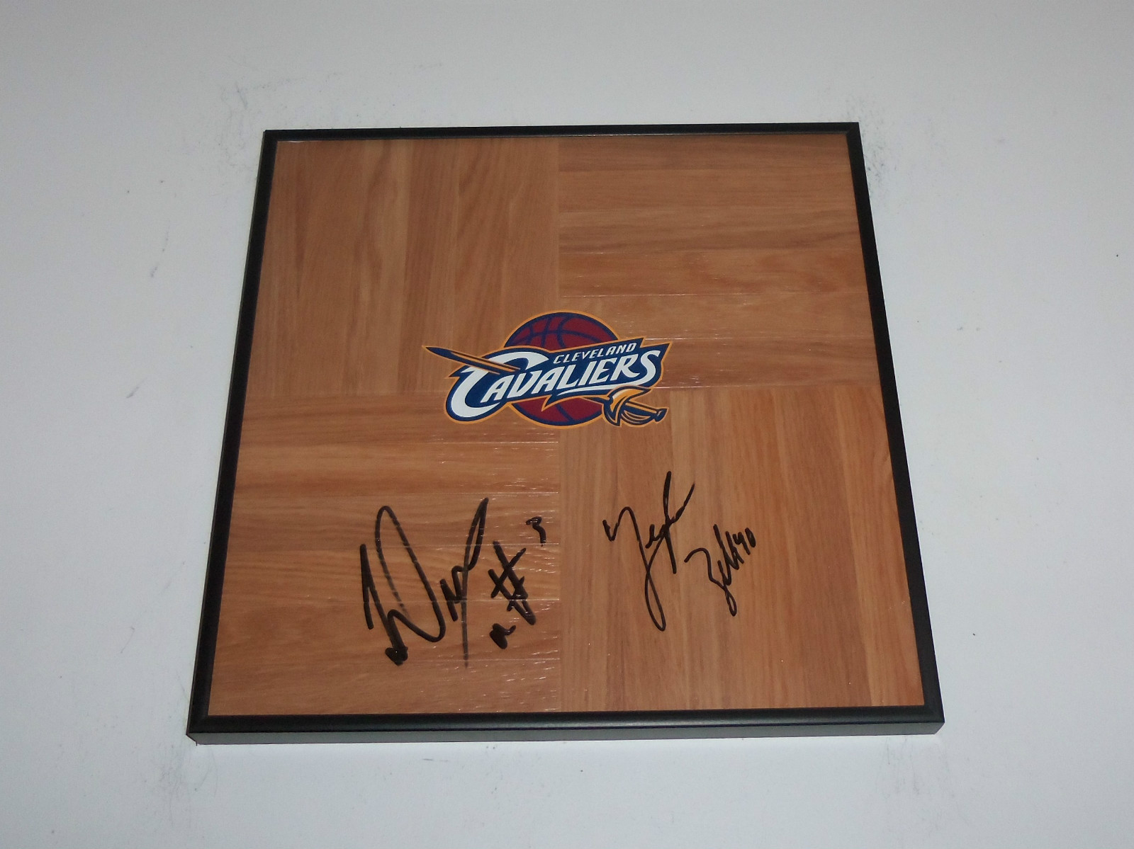Cleveland Cavaliers DION WAITERS TYLER ZELLER Signed Autographed Basketball COA
