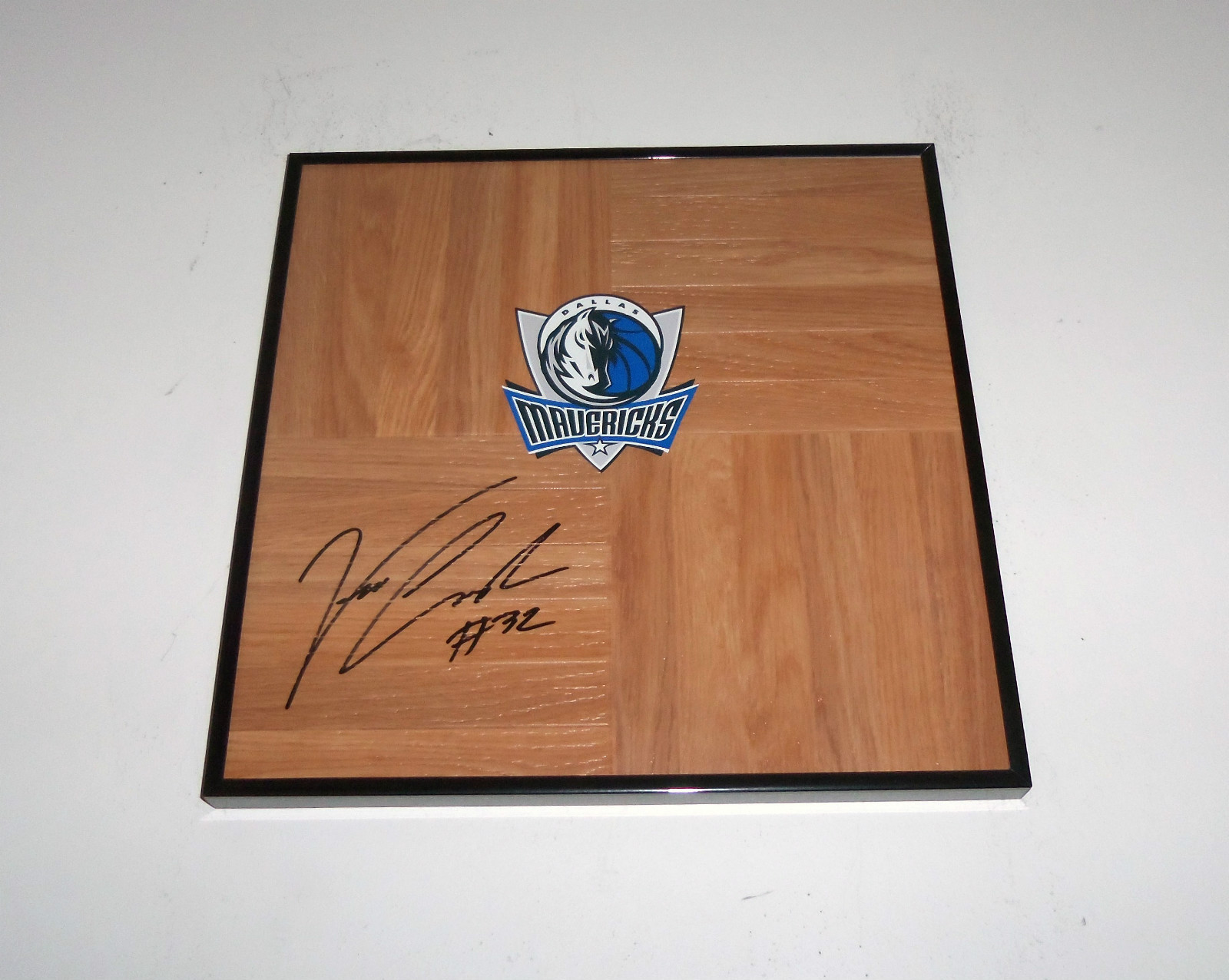 Dallas Mavericks JAE CROWDER Signed Autographed FRAMED Basketball Floor COA
