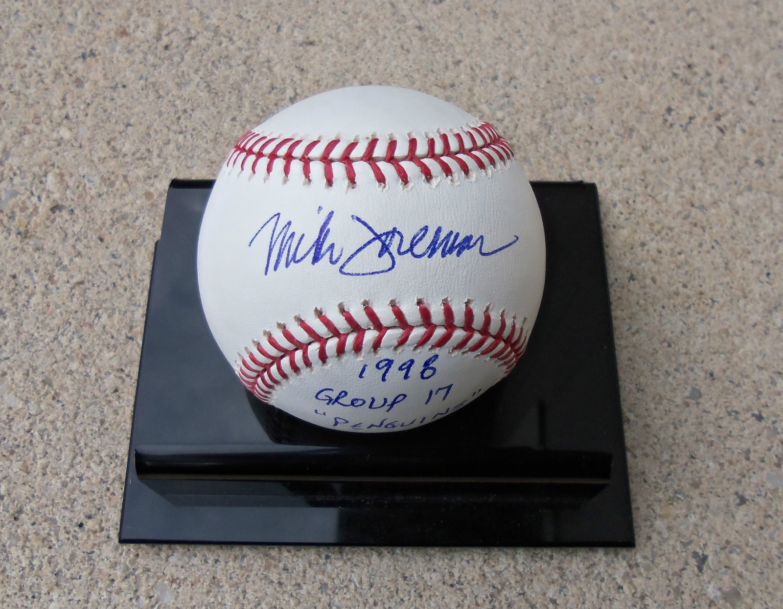 NASA Astronaut MICHAEL FOREMAN Signed Autographed Baseball COA! PROOF! INSCRIBED
