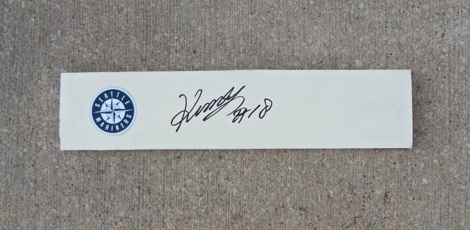 Seattle Mariners #18 HISASHI IWAKUMA Signed Autographed Baseball Pitchers Mound
